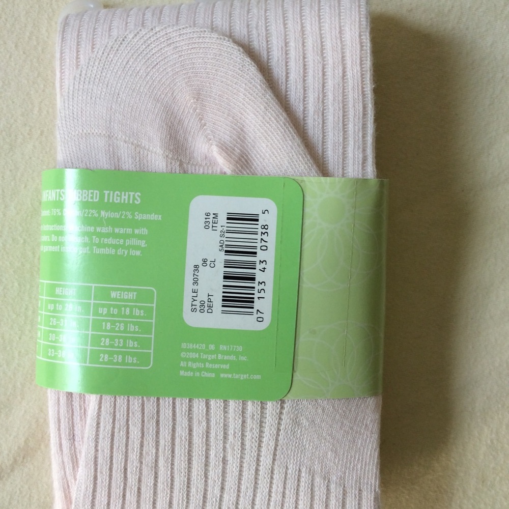 NWT Ribbed Tights - Picture 2 of 2